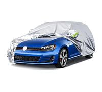 Housse de Voiture complète imperméable pour Volkswagen Golf MK5/6/7/8 2003-2025, Protection Toutes Les Saisons, légère et Fine, en Taffetas 210T, argenté