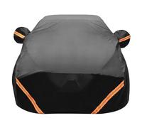 Housse de voiture complète pour Citroen C6 C5 C4 C3 C2, couverture complète extérieure, Protection contre la pluie et les UV, résistante aux rayures, coupe-vent, imperméable (Color : Black, Size : C