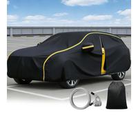 Housse de Voiture complète pour Porsche maca.n(2024-) 丨Bâche Voiture avec Serrure à Combinaison antivol Anti UV,Anti-PoussièRe,Protection Neige Pluie,Coupe-Vent