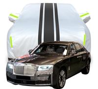 Housse de Voiture Complète pour Rolls-Royce Ghost, Étanche/Anti-Rayures/Anti-UV Bâche de Voiture, Respirante Couverture,B-Silver-Black
