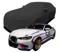 Housse de Voiture d'intérieur pour BMW 3.0 CSL, Protection Complète Anti-Poussière en Velours Élastique, Tissu Élastique Respirant,Black
