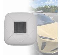 Housse de Voiture entièrement Automatique à énergie Solaire, abri pour véhicule électrique rétractable, Tout Temps, avec télécommande - pour berline, monospace et SUV White 3XL