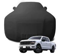 Housse de Voiture Extensible pour Ford F 150 SuperCrew 6.5ft Bed 2024 2025 | Intérieure sur Mesure Garage, Bâche Voiture en Velours Doux Anti-Poussière Respirante Protection Intégrale
