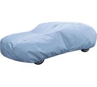 Housse de voiture garage complet pour limousine imperméable au vent protection UV respirante bâche résistante aux intempéries pour pluie poussière neige et protection solaire break argent 505x180x150 