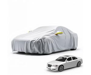 Housse de Voiture - Housse de Voiture - Housse argentée étanche - pour Tous Types de Voitures/bâche de Protection pour véhicules Automobiles