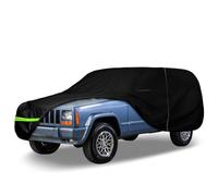 Housse de Voiture imperméable Compatible avec Jeep Cherokee XJ 1983-2001, Housses de Voiture Toutes Saisons avec intérieur en Coton pour Protection Contre la poussière, la Neige, la Pluie, la grêle