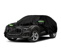 Housse de voiture imperméable de rechange pour Audi Q8/SQ8 2018-2023, 6 couches de housse de voiture toutes saisons avec fermeture éclair et bandes coupe-vent pour la neige, la pluie, la poussière, la grêle (Q8)