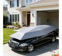 Housse de voiture imperméable, parapluie rétractable pour voiture, abri de voiture mobile, pare-soleil pliable, coupe-vent, protection contre les intempéries pour véhicules, design durable