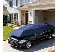 Housse de voiture imperméable, parapluie rétractable pour voiture, abri de voiture mobile, pare-soleil pliable, coupe-vent, protection contre les intempéries pour véhicules, design durable