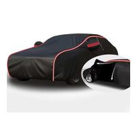Housse de voiture imperméable pour Porsche Boxster 987, housse de voiture imperméable, respirante, anti-poussière, coupe-vent et résistante au soleil (couleur : rouge-noir, taille : une seule couche)
