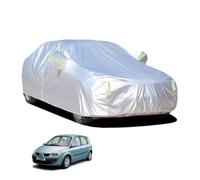 Housse de Voiture Imperméable pour Scenic 2 3 2003-2015 Protection Complète Contre la Pluie Poussière Neige Soleil et UV Hiver Été Tous Temps(Silver)