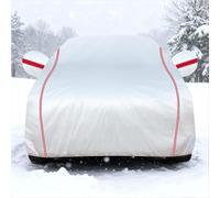 Housse de Voiture intégrale 4 Saisons pour Citroen C-Elysee 2012-2022 Silver A épaisse imperméable avec Zip conducteur Housse Extérieure Anti-Neige Pluie UV Chaleur poussière