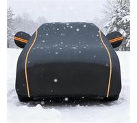 Housse de Voiture intégrale 4 Saisons pour Mazda RX-7 III FD3S 1991-2002 Noir B épaisse imperméable avec Zip conducteur Housse Extérieure Anti-Neige Pluie UV Chaleur poussière