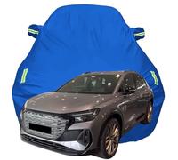 Housse de Voiture pour Audi Q4 45 e-tron Quattro (265hp), Housse de Voiture imperméable et Respirante par Tous Les Temps, Oxford Respirante Couverture,Blue-Plus-Cotton