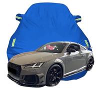 Housse de Voiture pour Audi TT RS Iconic Edition 1 of 100 Limited Edition, Anti-Rayures Anti-UV Étanche Oxford Bâche de Voiture, Toute la Météo Respirante Couverture,Blue-Plus-Cotton