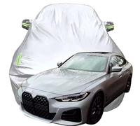 Housse de Voiture pour BMW 4 Series M430i, Anti-Rayures Anti-UV Étanche Oxford Bâche de Voiture, Toute la Météo Respirante Couverture,Silver-Plus-Cotton