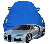 Housse de Voiture pour Bugatti Chiron Super Sport, Anti-Rayures Anti-UV Étanche Oxford Bâche de Voiture, Toute la Météo Respirante Couverture,Blue-Plus-Cotton