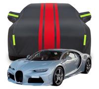 Housse de Voiture pour Bugatti Chiron Super Sport, Housse De Protection Anti-UV Respirante Résistant À La Poussière Pluie Respirante Couverture,A