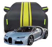 Housse de Voiture pour Bugatti Chiron Super Sport, Protection Solaire Coupe Vent Anti Poussière Housse de Voiture Exterieur Bache de Protection,C