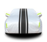 Housse de Voiture pour Chrysler Voyager, 1997-2001 Housse de Voiture étanche à la poussière Protection UV avec Fermeture éclair Miroir Poche Couverture de Voiture extérieure Housses pour Auto(Col