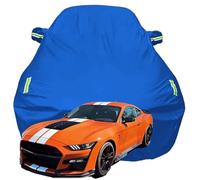 Housse de Voiture pour Ford Mustang Shelby GT500, Anti-Rayures Anti-UV Étanche Oxford Bâche de Voiture, Toute la Météo Respirante Couverture,Blue-Plus-Cotton