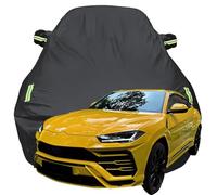 Housse de Voiture pour Lamborghini Urus SUV, Housse de Voiture imperméable et Respirante par Tous Les Temps, Oxford Respirante Couverture,Black-Plus-Cotton