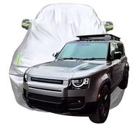 Housse de Voiture pour Land Rover Defender Defender 110X, Housse de Voiture imperméable et Respirante par Tous Les Temps, Oxford Respirante Couverture,Silver-Plus-Cotton