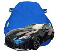 Housse de Voiture pour Lexus RC F, Housse de Voiture imperméable et Respirante par Tous Les Temps, Oxford Respirante Couverture,Blue-Plus-Cotton