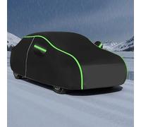 Housse De Voiture pour Maserati Ghibli(2018-2021) Housse Complète Personnalisée avec Fermeture Éclair,étanche Bandes Réfléchissantes, Protection Anti-UV, Noir