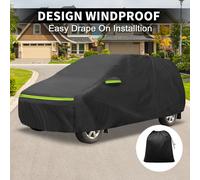 Housse De Voiture Pour Mercedes-Benz V-Klasse Ii 2014-2021 210D-Pu ExtšŠrieur Housse Complššte Toutes Saisons šŠtanche Protection Contre Soleil Et Neige Fermeture šŠclair Conducteur