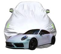 Housse de Voiture pour Porsche 911 Carrera 4 GTS Coupe, Anti-Rayures Anti-UV Étanche Oxford Bâche de Voiture, Toute la Météo Respirante Couverture,Silver