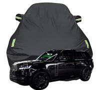 Housse de Voiture pour Range Rover First Edition, Anti-Rayures Anti-UV Étanche Oxford Bâche de Voiture, Toute la Météo Respirante Couverture,Black-Plus-Cotton