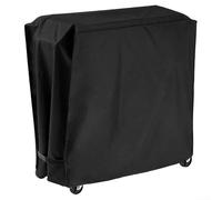 Housse de voiture pour réfrigérateur de fête en plein air, imperméable et résistante à la poussière pour chariot glacière 86,4 x 48,3 x 78,7 cm avec aérations et poignées latérales (noir)