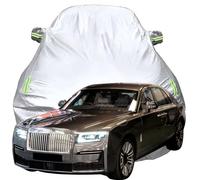 Housse de Voiture pour Rolls-Royce Ghost, Anti-Rayures Anti-UV Étanche Oxford Bâche de Voiture, Toute la Météo Respirante Couverture,Silver-Plus-Cotton