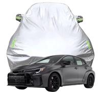 Housse de Voiture pour Toyota GR Corolla, Anti-Rayures Anti-UV Étanche Oxford Bâche de Voiture, Toute la Météo Respirante Couverture,Silver