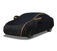 Housse de Voiture Quatre Saisons pour Hyundai i30 5-Door Liftback N 2017,Bâche Voiture Coton épais Anti Grêle Respirant imperméable Anti-âge Antigel Couvertures Exterieur Complètes(Black)
