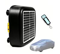 Housse De Voiture Rétractable Automatique Avec Télécommande - Montage Sur Toit, Solaire, Alarme Antivol, Imperméable Tout Temps, Bandes Réfléchissantes Pour Berline/SUV/Camion Hatchback-S1