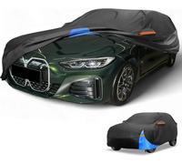 Housse De Voiture šŠtanche Toutes Saisons Pour ExtšŠrieur Automobile Anti-Uv Soleil Pluie Protection Complššte Pour Bmw I4 2022-24 Tissu Oxford 210D Noir Bleu Bandes RšŠflšŠchissantes