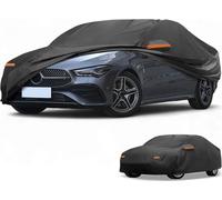 Housse De Voiture šŠtanche Toutes Saisons Pour Usage ExtšŠrieur, Protection Anti-Uv Contre Le Soleil Et La Pluie Pour Mercedes-Benz Cla 2013-2025 190T-Pu Noir Avec Fermeture šŠclair