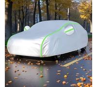 Housse de voiture sur mesure pour Porsche 911 Dakar (2019-2024) - Housse de voiture imperméable par tous les temps, argenté avec fermeture éclair sur le côté droit et bandes de sécurité