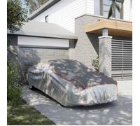 vidaXL Housse de voiture berline Protection contre la grêle XXL Résistante aux UV Gris/Argenté