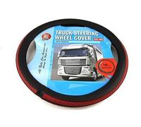 Housse de Volant All Ride pour camions - Housse de Volant de Voiture - Housses de Volant - 44-46 cm - Rouge/Noir