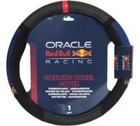 Housse de Volant antidérapante Red Bull Blended Lines Side Grip Noir/Rouge pour Voitures 100% polyuréthane, matériau antidérapant, Installation Facile, Durable et Universelle, diamètre 38 cm