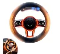 Housse de Volant chauffante Rechargeable sans Fil, Housse de Volant chauffante de 15 Pouces, Housse de Volant avec Chauffage Rapide au graphène et Protection antidérapante (Type O)