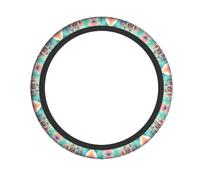 Housse de volant Classical Castle - 38,1 cm - Antidérapante et absorbant les chocs - Douce et agréable pour la peau