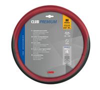 Housse de volant Club, Skeentex - M - Ø 37/39 cm - Noir/Rouge