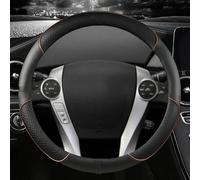 Housse De Volant De Voiture Antidérapante en Forme O Douce Et Respirante pour Prius 30 20 pour Prius V pour Prius C pour Prime(Brown)