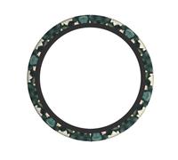 Housse De Volant De Voiture Blooming Lotus Print Accessoires Protection Volants Respirant Accessoire Voitures pour Berlines La Plupart des Berlines Et SUV 38Cm