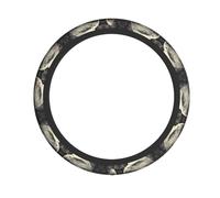 Housse De Volant De Voiture Eagle'S Gaze Print Accessoires Accessoire Voitures Antidérapante Protection Volants pour Decoration Interieur SUV 38Cm