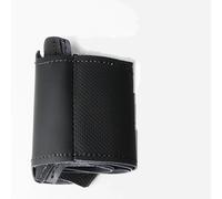 Housse De Volant De Voiture en Cuir, Enveloppe De Direction, Couture À La Main, Durable, Noire, Résistante À l'usure pour Civic 2006-2011(Blu)